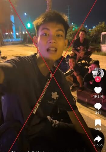 Triệu tập thanh niên đăng tải clip TikTok gây ảnh hưởng tiêu cực trên MXH