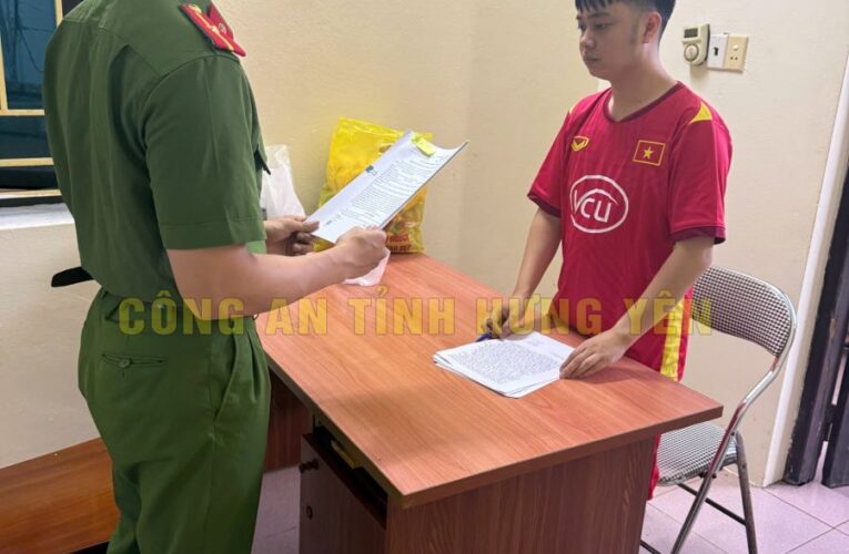 Công an phường Trà Lý phát hiện, xử lý đối tượng đánh bạc trên không gian mạng